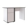 Стол письменный Асцелла, Белый, Графит серый