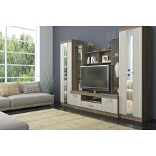 Гостиная Атлантида 2, Ясень шимо светлый, Ясень шимо темный