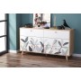 Комод Адажио 56.02, Дуб сонома, Белый