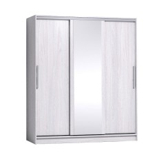 Шкаф-купе с зеркалом Strike 1800 Ясень Анкор светлый