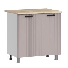 МК Аленушка Н 800 Лотос Кашемир,скоба антрацит (со столешницей)