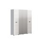 Шкаф четырехстворчатый Нэнси New, Белый глянец холодный