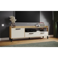 Тумба ТВ Парус-8, Дуб крафт золотой, Кашемир Тумба ТВ Парус-8, Дуб крафт золотой, Кашемир