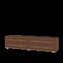 Тумба для ТВ длинная Ливорно ЛТ-2, Орех