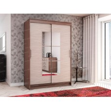 Шкаф-купе двухдверный с зеркалом Элегант-1 Ясень шимо Шкаф-купе двухдверный с зеркалом Элегант-1 Ясень шимо