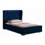 Кровать с подъемным механизмом Франческа 160х200, синий