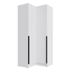 Шкаф угловой Мадрид угол прямой белый