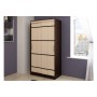 Шкаф-купе Сакура 1,14м, Дуб беленый, Венге
