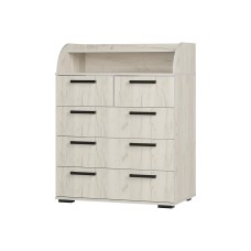 Комод Стандарт №1, Дуб крафт белый Комод Стандарт №1, Дуб крафт белый