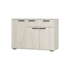 Комод Стандарт-4, Дуб крафт белый