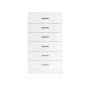 Комод высокий Катрин 4, белый