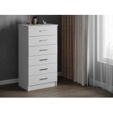 Комод высокий Катрин 4, белый