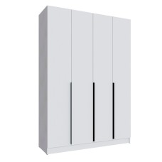 Шкаф Мадрид (1,6) с 6 ящ. внутри  без зеркала белый