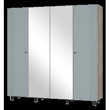 Шкаф 4-х створчатый "Олива" ШК-13 Дуб каньон/MF11 Шарли бриз Шкаф 4-х створчатый "Олива" ШК-13 Дуб каньон/MF11 Шарли бриз