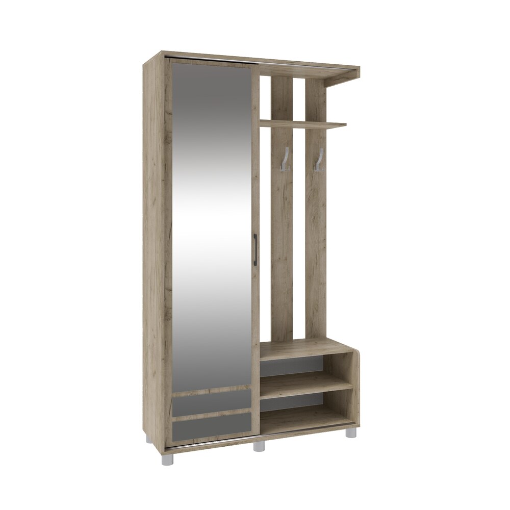 Прихожая Ларго-2, Дуб крафт серый Прихожая Ларго-2, Дуб крафт серый