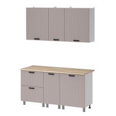 МК Аленушка 1,6м в.4 Лотос Кашемир,скоба антрацит,сонома