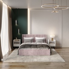 Кровать с подъемным механизмом Версаль КР-18 (1,6м), Шарли пинк Кровать с подъемным механизмом Версаль КР-18 (1,6м), Шарли пинк