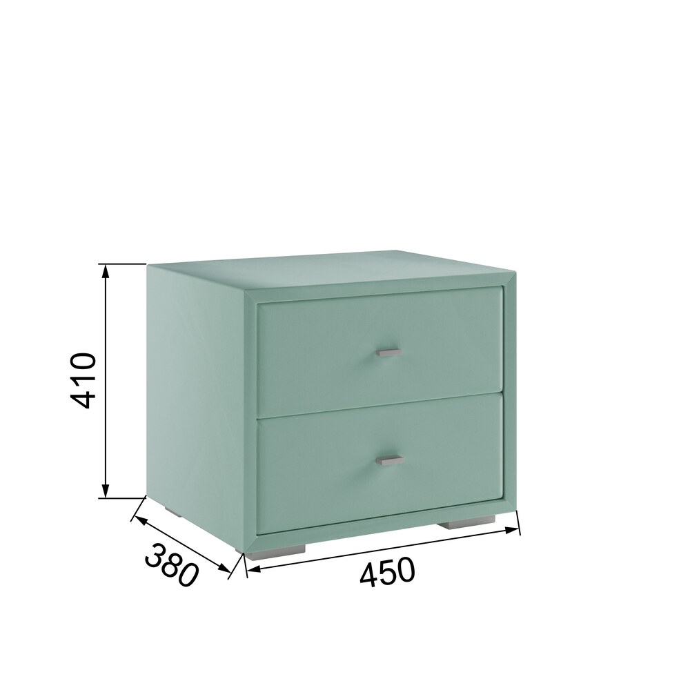 Тумба прикроватная интерьерная, Мятный Тумба прикроватная интерьерная, Мятный