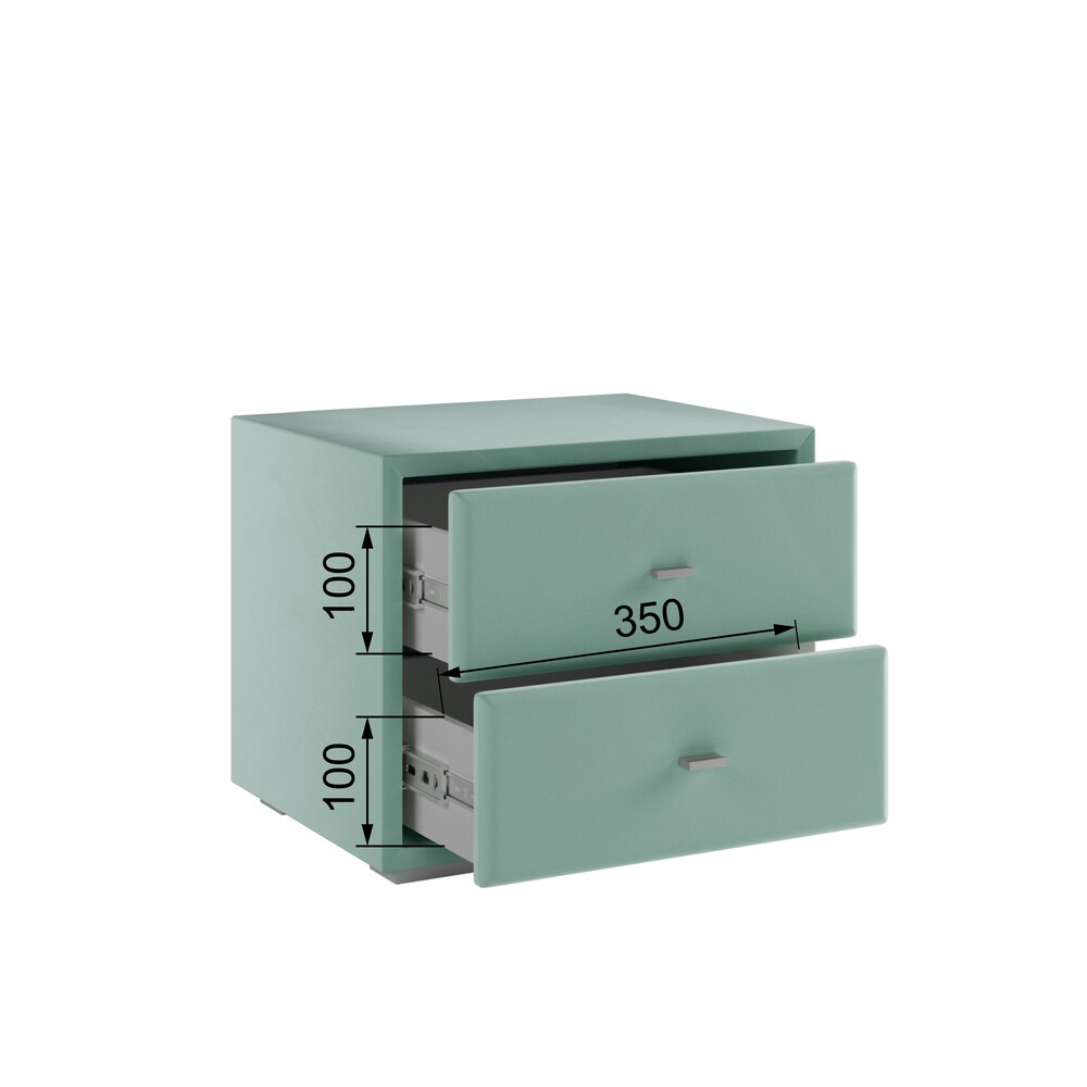 Тумба прикроватная интерьерная, Мятный Тумба прикроватная интерьерная, Мятный