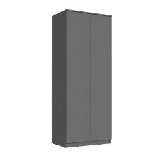Шкаф двухстворчатый платяной Челси, Графит
