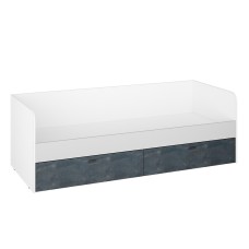 Кровать Накки КР2Я-800, Белый, Серый, Угольный камень