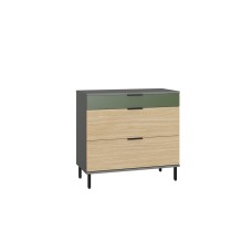 Комод Марвэл 16.234.03, Темно-серый, Плэйн, Зеленый