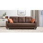 Диван кровать Черри, Коричневый