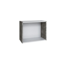 Антресоль Мадрид торцевая (0,25) 400 белый/ателье светлое