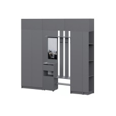 Прихожая Бали, Графит. Комплект 18