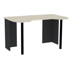 Стол компьютерный Аурелио 84, Антрацит-Блеквуд Сатиновый