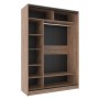 Шкаф-купе двухдверный 1600 Домашний Дуб табачный Craft