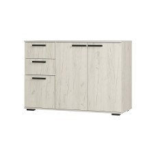 Комод Стандарт-3, Дуб крафт белый