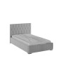 Кровать с ортопедическим основанием Октавия 120х200, Светло - серый