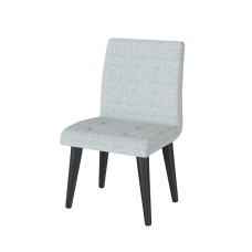 Стул Лилу, Серебро, Шоколад