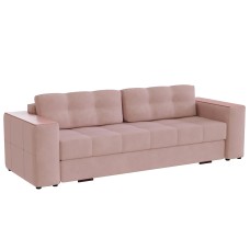 Диван раскладной Нави, пыльная роза/мдф пудра Диван раскладной Нави, пыльная роза/мдф пудра