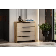 Комод "КМ 17" (Крафт Золотой/Меланж Aqua) Комод "КМ 17" (Крафт Золотой/Меланж Aqua)