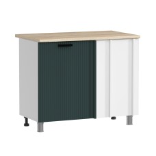 МК Аленушка НПУ 1000 Лотос Изумруд,скоба антрацит (со столешницей)