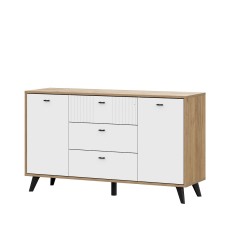 Милан Комод 3 ящика двухстворчатый