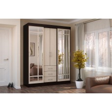 Шкаф-купе Маэстро, Дуб беленый, венге Шкаф-купе Маэстро, Дуб беленый, венге