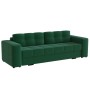 Диван раскладной Верден, изумруд