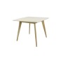 Стол обеденный Олсон Мини 90, слоновая кость/натуральный