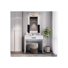 Столик туалетный Фьюжен с зеркалом, Белый