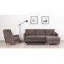 Диван кровать угловой Дилан, Коричневый