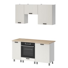 МК Аленушка 1,6м в.5 Лотос Молочный,скоба антрацит,сонома