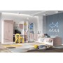 Кровать Юниор-2, Шарли Pink, Белый
