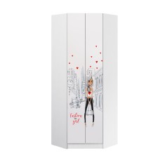 Шкаф угловой Girl, Белый Шкаф угловой Girl, Белый