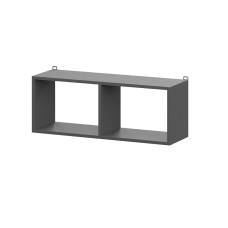 Полка книжная навесная Денвер, графит