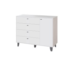 Комод Катрин-13, Белый, Белый снег