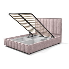 Кровать с подъемным механизмом Мирабель КР-16 (1,6м), Шарли пинк Кровать с подъемным механизмом Мирабель КР-16 (1,6м), Шарли пинк