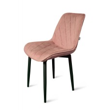 Стул "Оскар" черный матовый Томми 14 пыльная роза Стул "Оскар" черный матовый Томми 14 пыльная роза